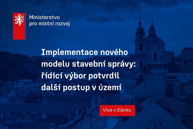 Druhé zasedání řídicího výboru projektu implementace nového modelu státní stavební správy